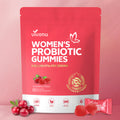 Vivonu Women's Probiotic Gummies 60 count cranberry flavour front pouch