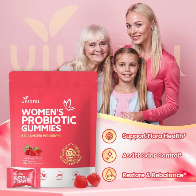 Vivonu Women's Probiotic Gummies women's wellness lifestyle image