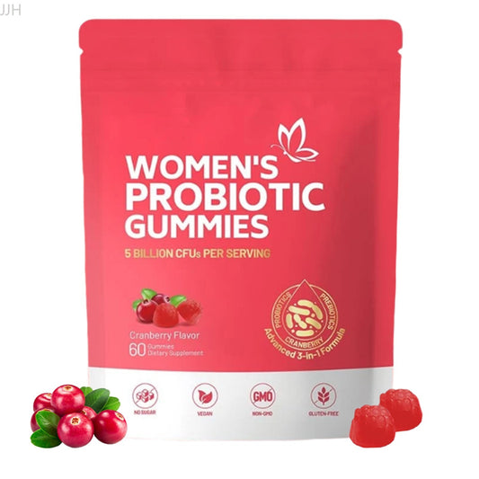 Women's Vaginal Probiotic Gummies 60ct pH Balance Support Healthy Odor Control